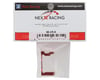 Image 2 for NEXX Racing Losi Micro-B Aluminum Servo Mount (Red) (AGF RC A06CLS Servo)