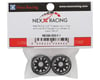 Image 3 for NEXX Racing Mini-Z "JUD" EVO Front Threaded Side-Wall RWD Carbon-Fiber Rims (-1mm Offset)