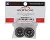 Image 3 for NEXX Racing Mini-Z R11 Rear Threaded Side-Wall Carbon-Fiber Rims (1mm Offset)