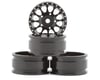 Image 1 for Orlandoo Hunter 18mm Aluminum Wheel Set (Black) (4)