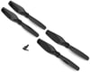 Image 1 for OMPHobby M2 EVO Tail Blade Set (4) (Black)