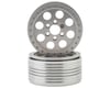 Image 1 for Team Ottsix Racing Deep Pocket 1.9" 8 Shot Aluminum Beadlock Wheels (Silver) (2)