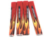 Image 1 for Outerwears Shockwares Flame Evolution Shock Covers (Savage X, Warhead EVO) (Red) (4)