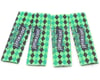 Image 1 for Outerwears Shockwares Argyle Evolution Big Bore Shock Covers (4) (Light Green)