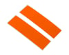 Image 1 for OXY Heli Vertical Fin Sticker (Orange)