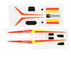 Image 1 for ParkZone Cessna 210 Centurion Decal Set (Red/Yellow)