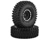 Image 1 for Pro-Line Hyrax 1.9" Tires w/Impulse Wheels (Black/Silver) (2) (Predator)