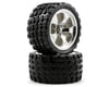 Image 1 for Pro-Line 30 Series M2 Dirt Hawg Truck Tire w/Torque Wheel (Chrome) (2) (Nitro Fr