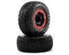 Image 1 for Pro-Line Bow-Tie SC 2.2/3.0 M2 Tires w/Split Six Bead-Loc Wheels (Red/Black) (2)