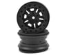 Image 1 for Pro-Line FaultLine 2.2 10 Spoke Bead-Loc Crawler Wheels (2) (Black/Black)