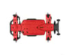 Image 3 for Pro-Line Arrma 3S Bash Armor Skid Plates (Red) (Front/Rear)