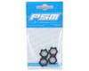 Image 2 for PSM 17mm Aluminum V2 Wheel Nuts (Black) (4) (1.00mm Fine Thread)