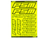 Image 1 for PSM A6 Sticker Sheet (Fluorescent Yellow)
