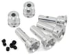 Image 1 for PSM Aluminum MBX7 Wheel Axle Set (Silver) (6)