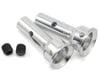 Image 1 for PSM Aluminum S104 Wheel Axles (Silver) (2) (Front/Rear)
