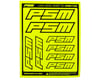 Image 1 for PSM S2 Sticker Sheet (Fluorescent Yellow)
