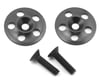Image 1 for PSM Aluminum 1/8 UFO V2 Wing Buttons (Black) (2)