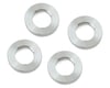 Image 1 for PSM 4x10x1mm RC8B3 Lower Arm Spacer (Silver) (4)