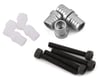 Image 1 for PSM Aluminum Shock Standoffs w/Bushings (Silver) (2) (+1mm)