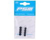 Image 2 for PSM Aluminum Countersunk Servo Washers (8) (Dark Grey)