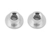 Image 1 for PSM Team Associated RC8B4/B4.1 Aluminum Front Upper Arm Bushings (Silver) (2)