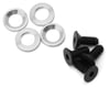 Image 1 for PSM Associated RC8B4.1 Engine Mount Washer & Screws Set (Silver)