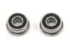 Image 1 for ProTek RC 1/8x5/16x9/64" Ceramic Rubber Sealed Flanged "Speed" Bearing (2)