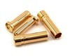 Image 1 for ProTek RC 5.0mm "Super Bullet" Solid Gold Connectors (2 Male/2 Female)