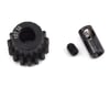 Image 1 for ProTek RC Steel 32P Pinion Gear w/3.17mm Reducer Sleeve (Mod .8) (5mm Bore) (15T)