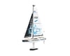 Image 1 for PlaySTEM Voyager 400 Motor-Powered RC Sailboat (Blue)