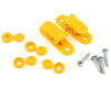 Image 1 for Random Heli 5.5mm-6.5mm Skid Clamp Assembly (Yellow)