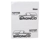 Image 1 for RC4WD CChand TRX-4 Bronco Body Decals (Style B)