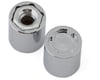 Image 1 for RC4WD 1/10 Scale Rear Hubs (Chrome) (2)