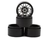 Image 1 for RC4WD XD 1.7" XD849 Grenade 2 Deep Dish Beadlock Wheels (Black/Silver) (4)