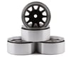 Image 1 for RC4WD OEM 6-Lug Stamped Steel 1.55" Beadlock Wheels (Black/Chrome) (4)