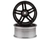 Image 1 for RC Art Evolve 33-R 5-Split Spoke Drift Wheels (Clear Black) (2) (6mm Offset)