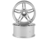 Image 1 for RC Art Evolve 05-K 5-Split Spoke Drift Wheels (Matte Silver) (2)