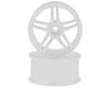 Image 1 for RC Art Evolve 05-K 5-Split Spoke Drift Wheels (White) (2)
