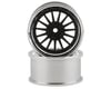 Image 1 for RC Art SSR Professor TF1 Drift Wheels (Flat Black) (2) (6mm Offset)