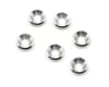 Image 1 for Racers Edge 3mm Aluminum Flat Head Washer (Silver) (6)