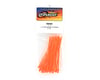 Image 2 for Racers Edge 4" Flourescent Orange Zip Tie Wraps (30)