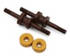 Image 1 for RC Project Xray XB8 Spring Steel Rear Shock Standoff (+3/0mm) (2)