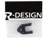 Image 2 for R-Design Brass Flat Plate Wheelie Bar Single Wheel Mount (37g)