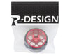 Image 2 for R-Design Sanwa M17/MT-44 Ultrawide 5 Hole Transmitter Steering Wheel (Red)