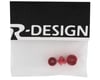 Image 2 for R-Design Sanwa M17 Precision Dial & Handle Nuts (Red)