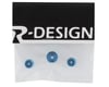 Image 2 for R-Design Sanwa M17 Precision Dial & Handle Nuts (Blue)