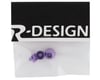 Image 2 for R-Design Sanwa M17 Precision Dial & Handle Nuts (Purple)
