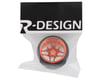 Image 2 for R-Design Sanwa M12/Flysky NB4 10 Spoke Ultrawide Steering Wheel (Orange)