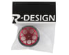 Image 2 for R-Design Sanwa M12/Flysky NB4 5 Hole Ultrawide Steering Wheel (Red)