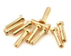 Image 1 for Ruddog 4mm Gold Male Bullet Plug (10) (18mm Long)